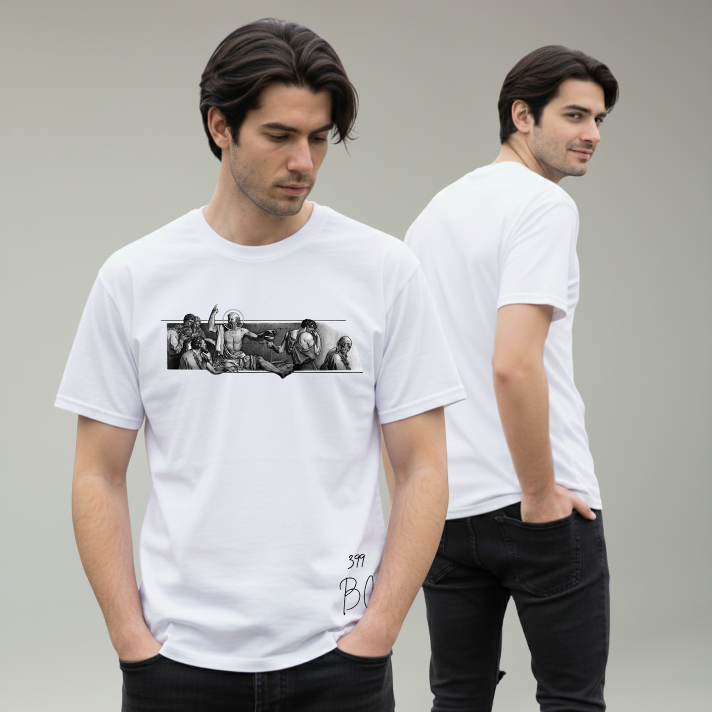399 BC: Ancient Era Classic Art Streetwear Regular Fit Tshirt