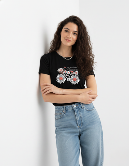 Say Yes To New Adventure: Girls’ Adventure Graphic Regular Fit