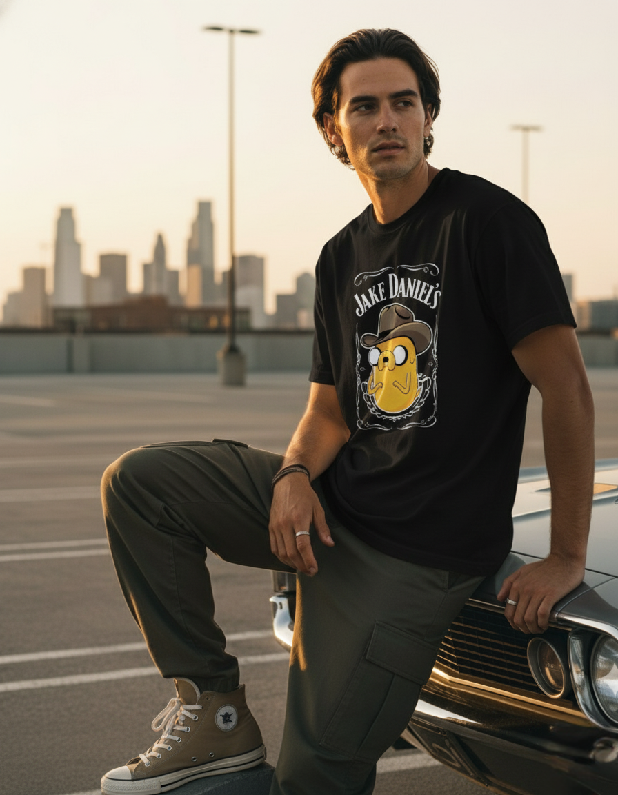 Jake Daniel’s: Cartoon Parody Whiskey-Label