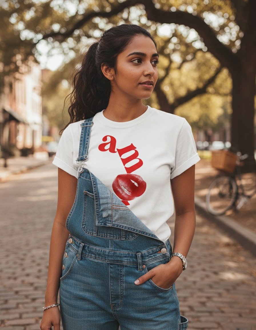 AMOUR: Bold Graphic Typography Tee